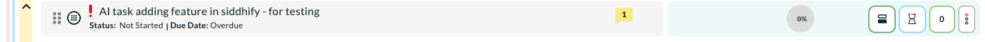 Task listing page new UI changes 