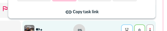 generate a shareable task link.