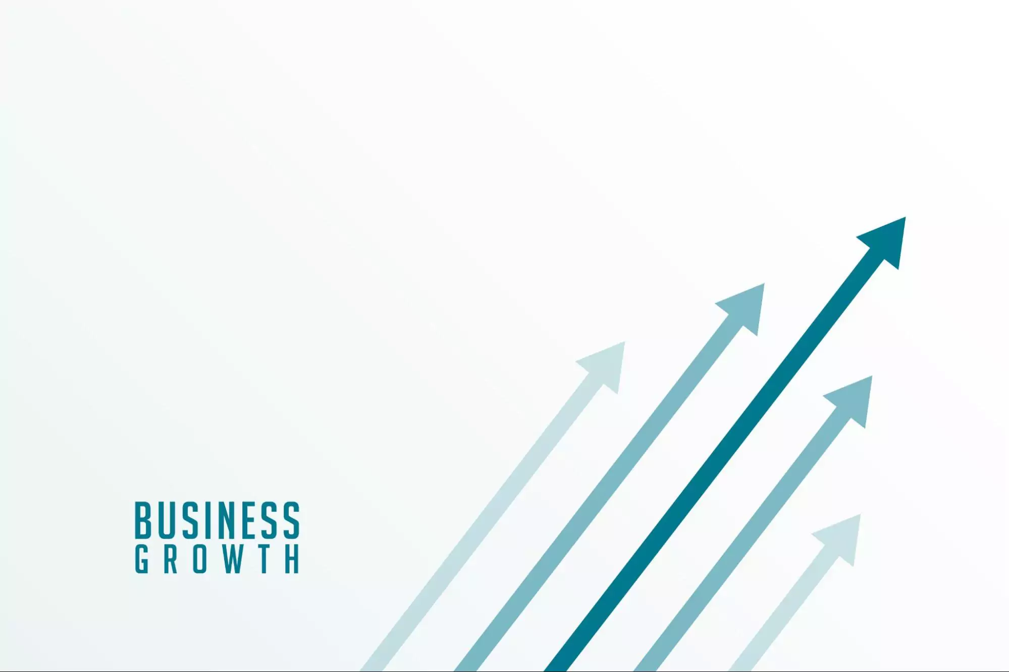 Minimalist arrow chart symbolizing upward momentum and progress, perfect for illustrating business growth and techniques on how to grow your business effectively.
