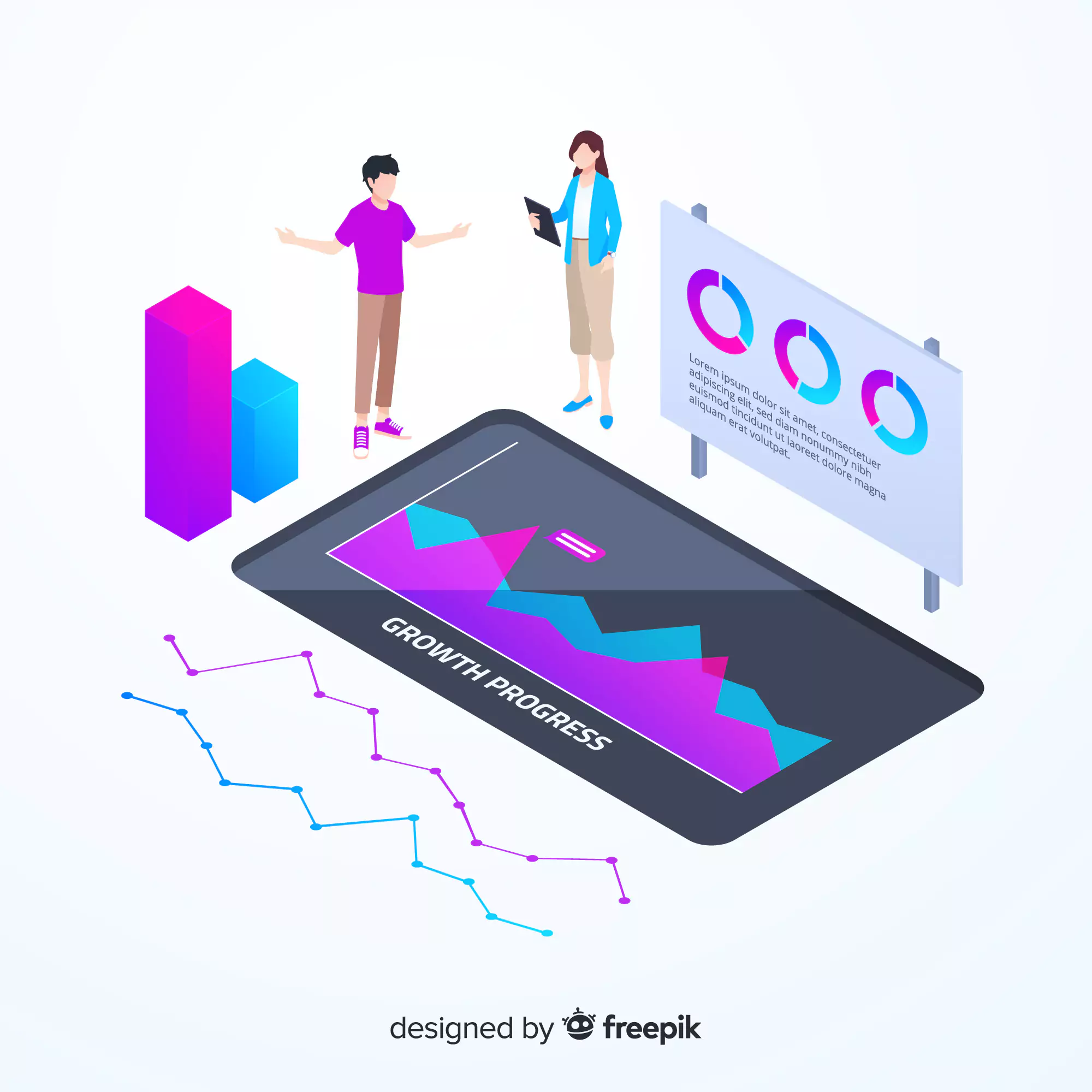 Illustration of key employee performance metrics