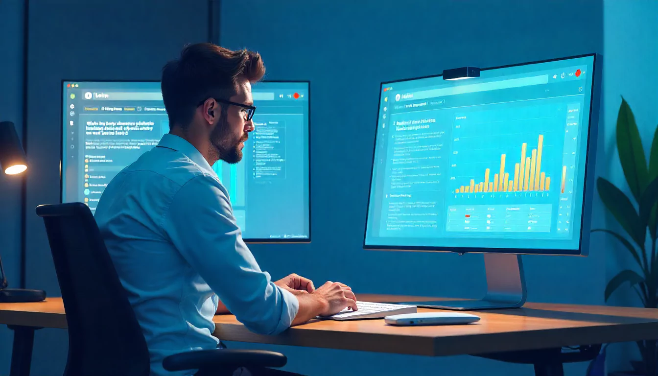 Illustration of a SaaS company choosing a transparent digital agency with real dashboards over a fake agency with fabricated case studies.