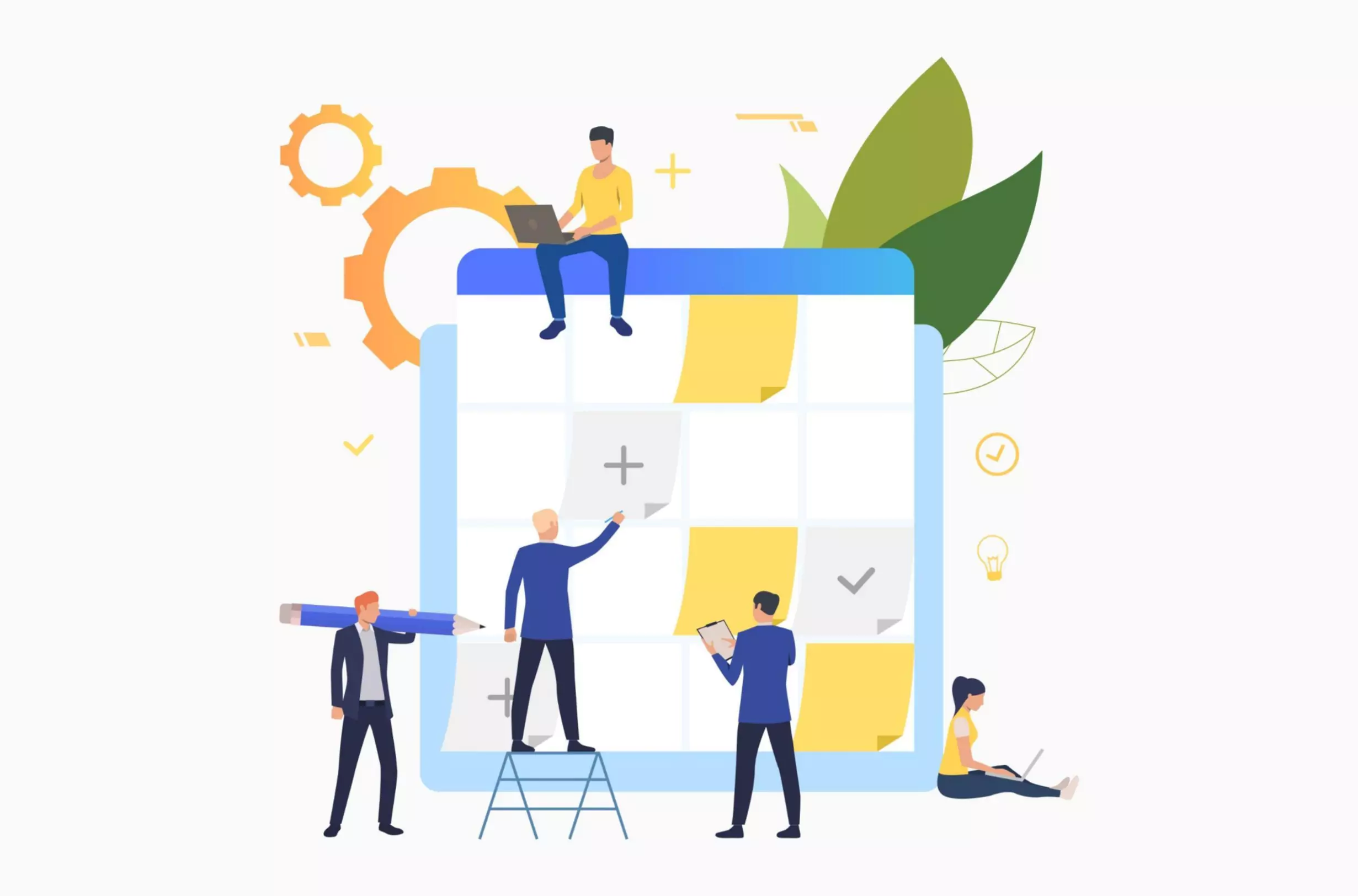 CEOs working on how to organize projects better in 2025