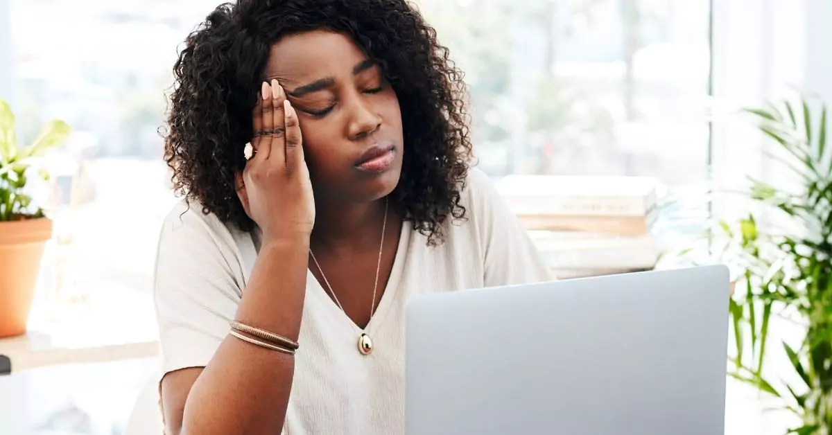 image of an entrepreneur feeling burnout