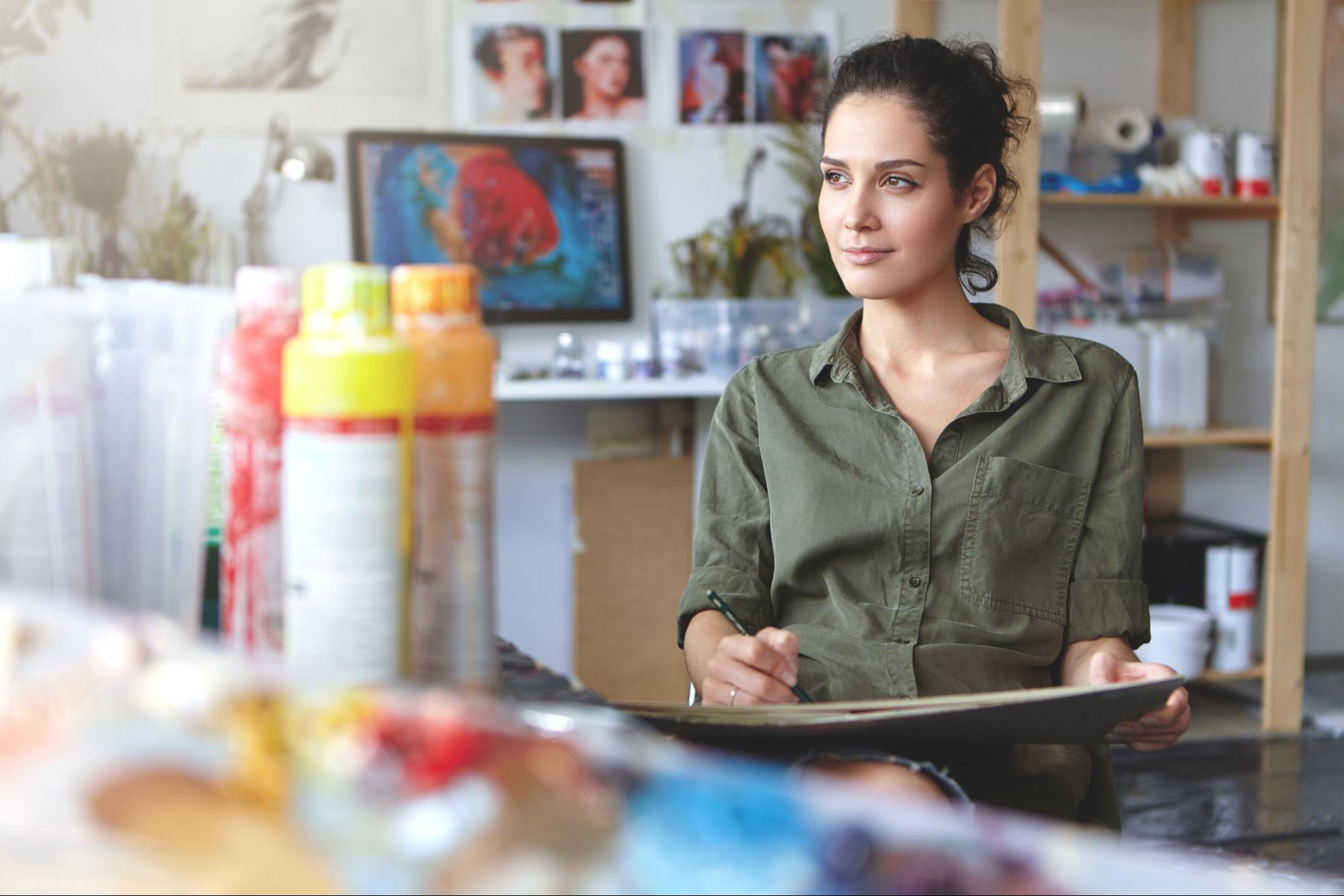 Small business owner building a resilient business plan.
